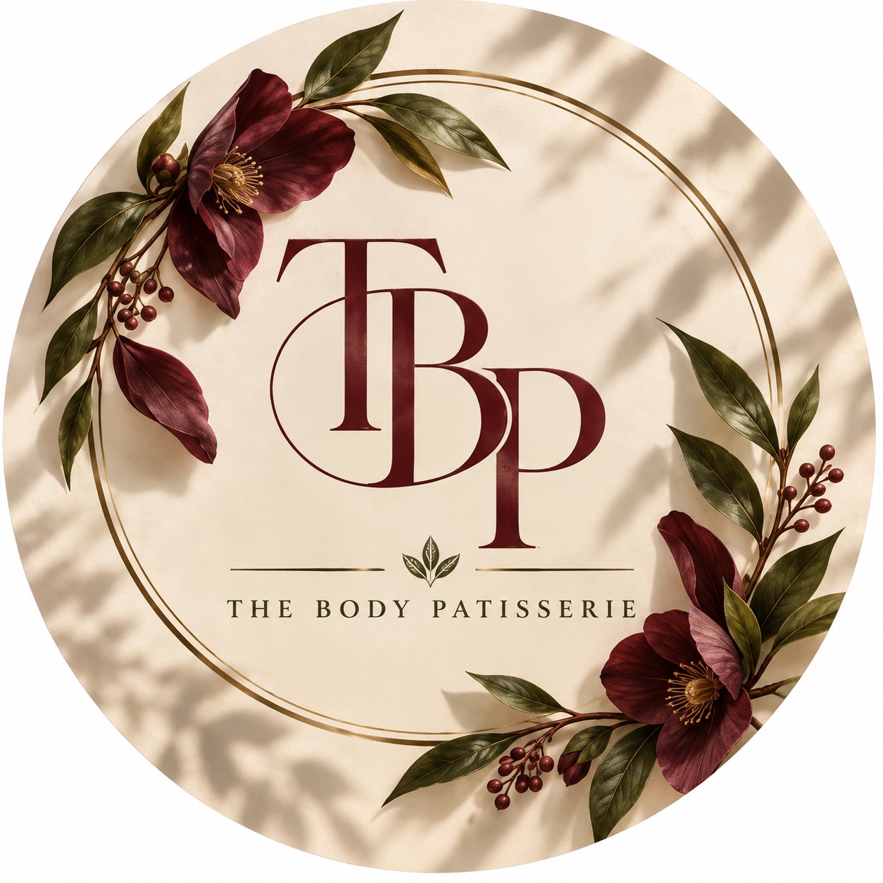 The Body Patisserie botanical monogram